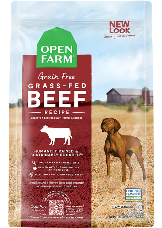 Open Farm Grass-Fed Beef Dog Kibble