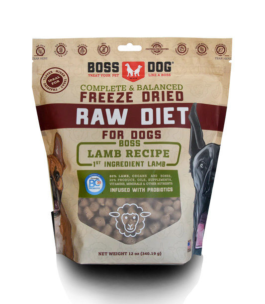 Boss Dog Freeze-Dried Lamb-12oz