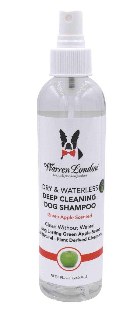 Dry & Waterless Shampoo - Green Apple Scent - 8 oz