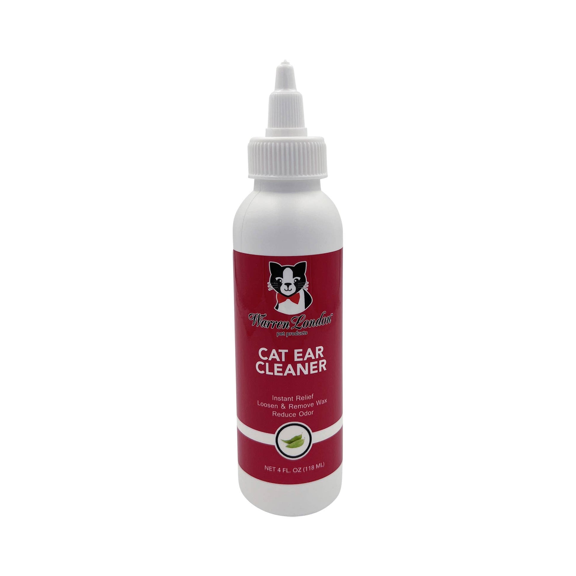 Warren London Cat Ear Cleaner for instant relief and to loosen and remove wax and odor.
