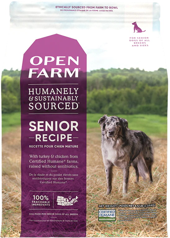 Open Farm Grass Fed Senior Dog Kibble Koda & Company