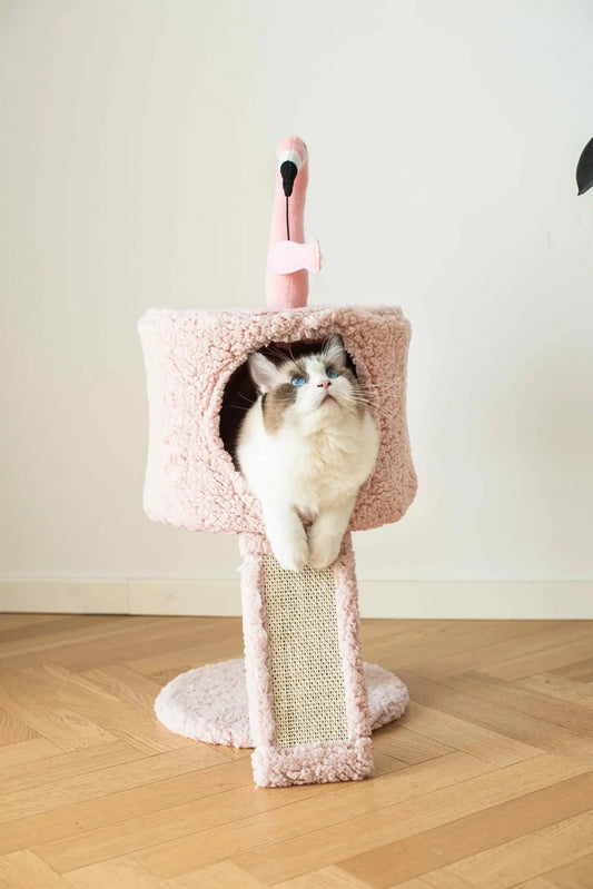PetPals Cat Tree with Scratching Post - Animal Cat Tower