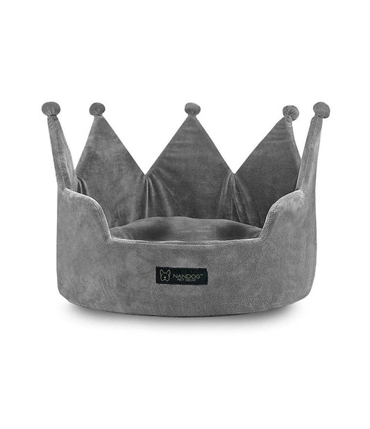 Crown Bed ( Light Gray)