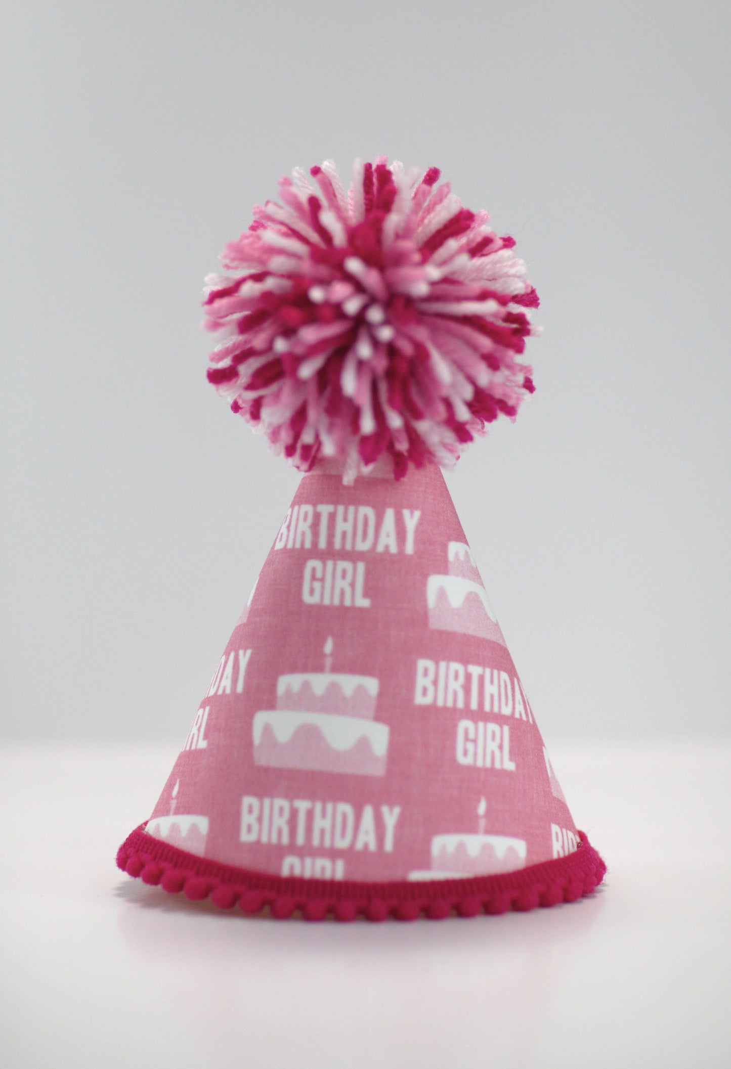 Birthday Girl Pink Ink Party Hat