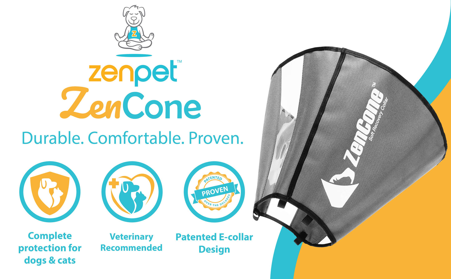 ZenCone - Soft Recovery Collar with Windows