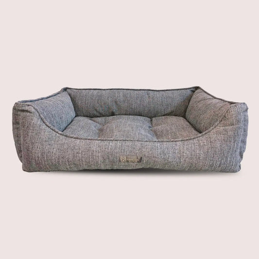 NANDOG Poplin Large Reversible Dog Bed -GRAY