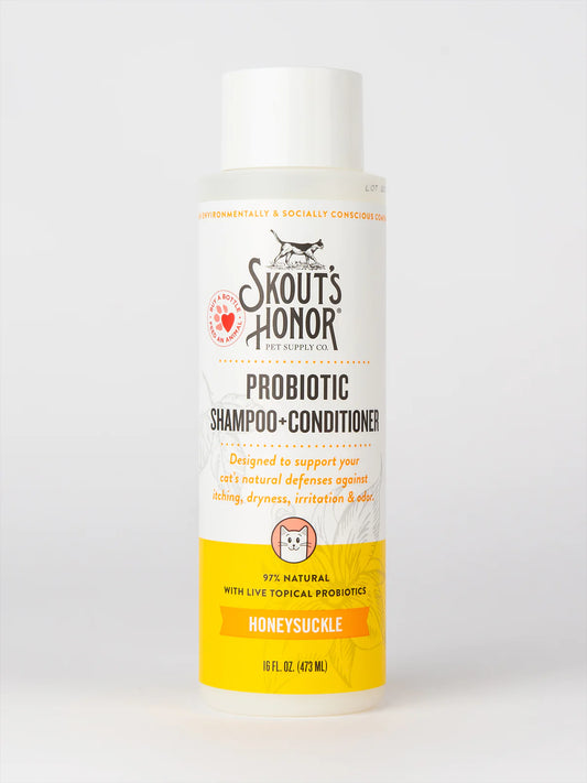 Skout's Honor Probiotic Shampoo & Conditioner For Cats-16oz