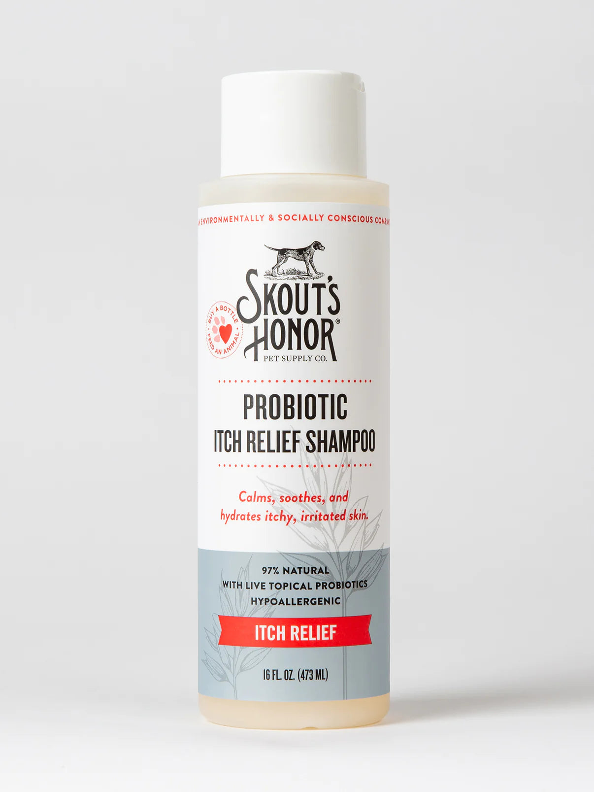 Skout's Honor Probiotic Itch Relief Shampoo-16oz