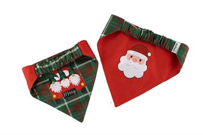 Gnomes Holiday Dog Bandana