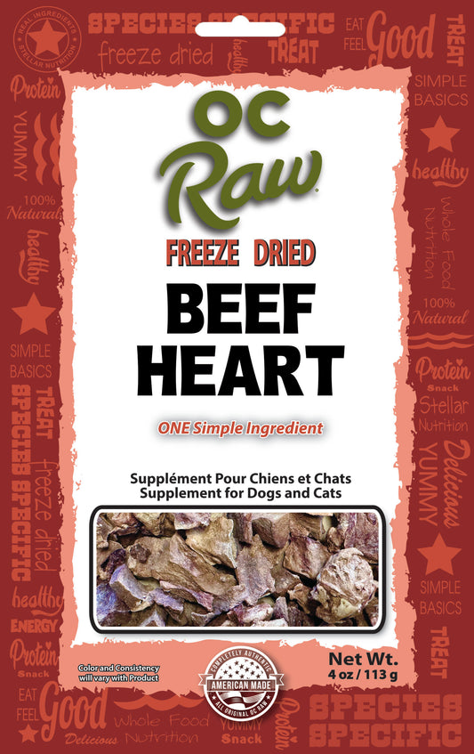 Freeze-Dried Beef Hearts