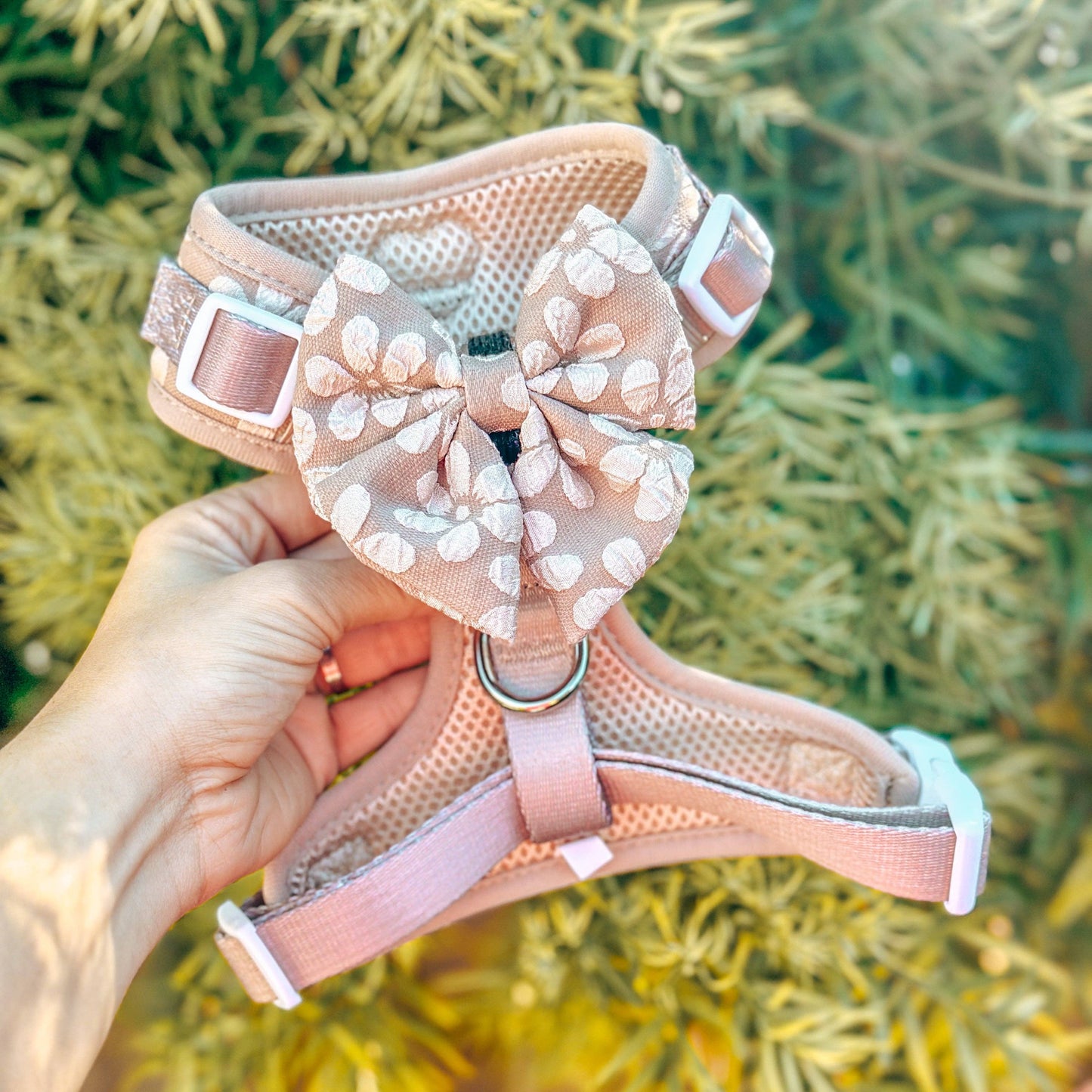 Luxe Adjustable Harness - Champagne Fleur