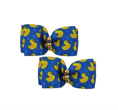 Ducks Hair Bow -2 pack