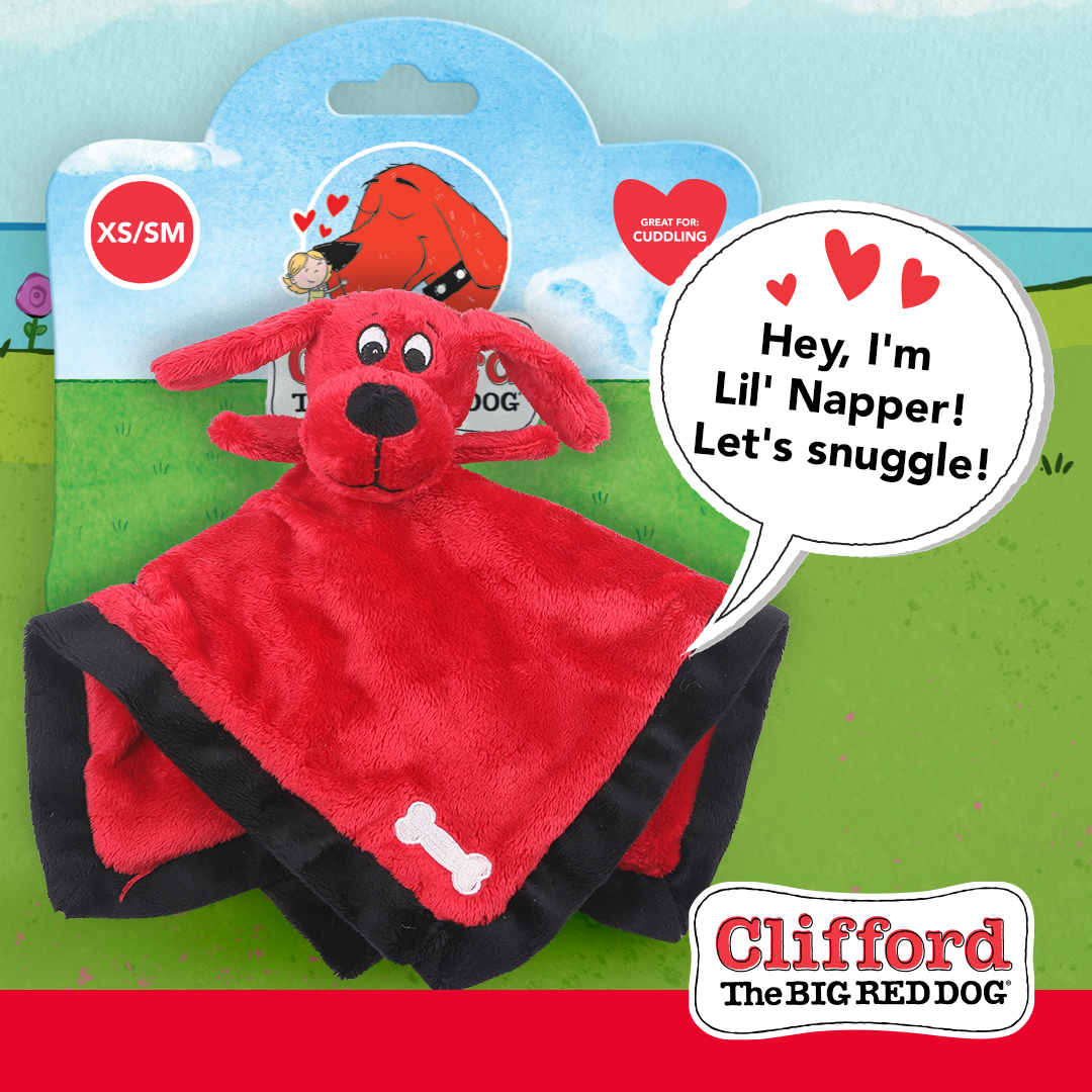 Clifford® Lil' Napper 9.5", XS/SM Plush Dog Toy