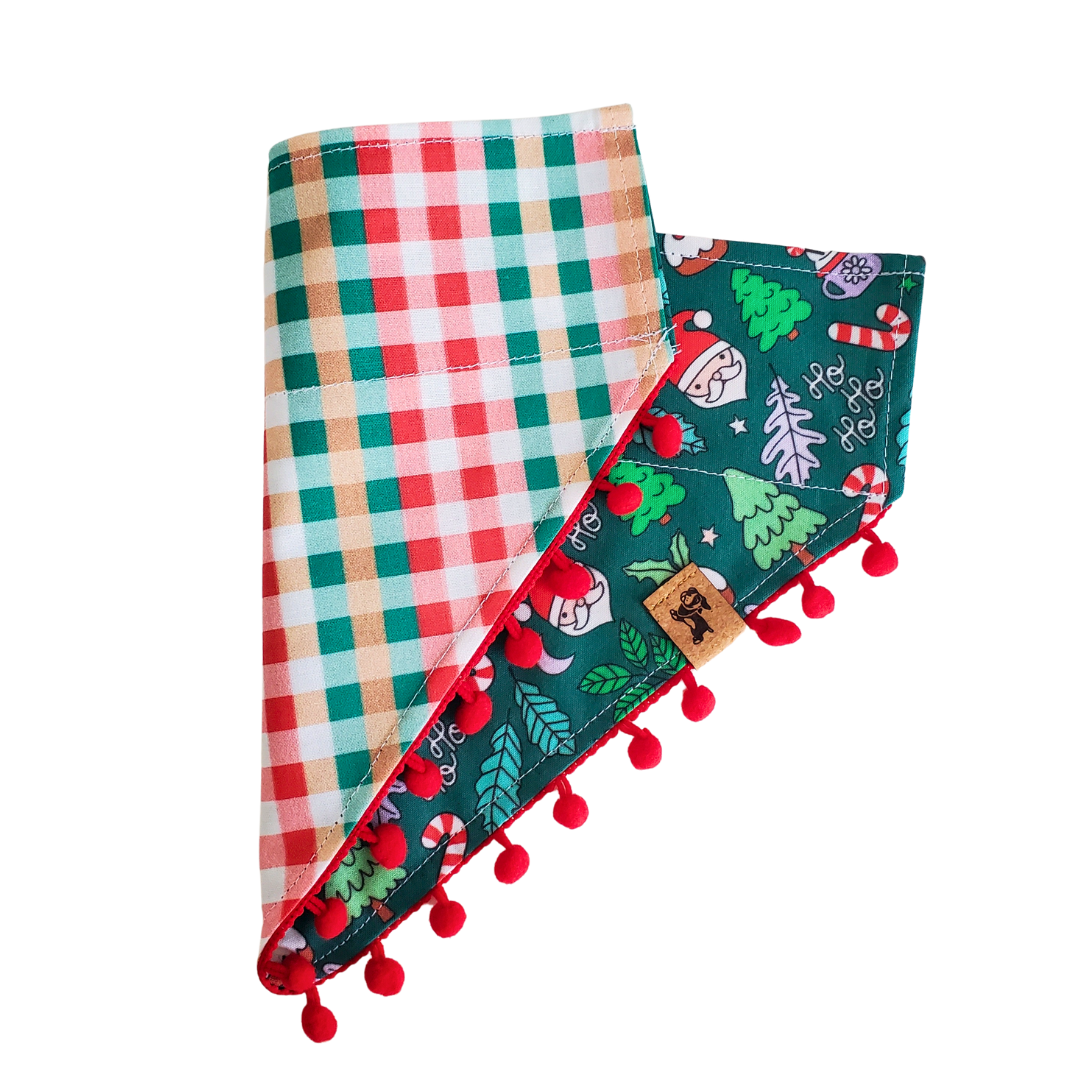 Christmas Wonderland - Reversible Dog Collar Bandana