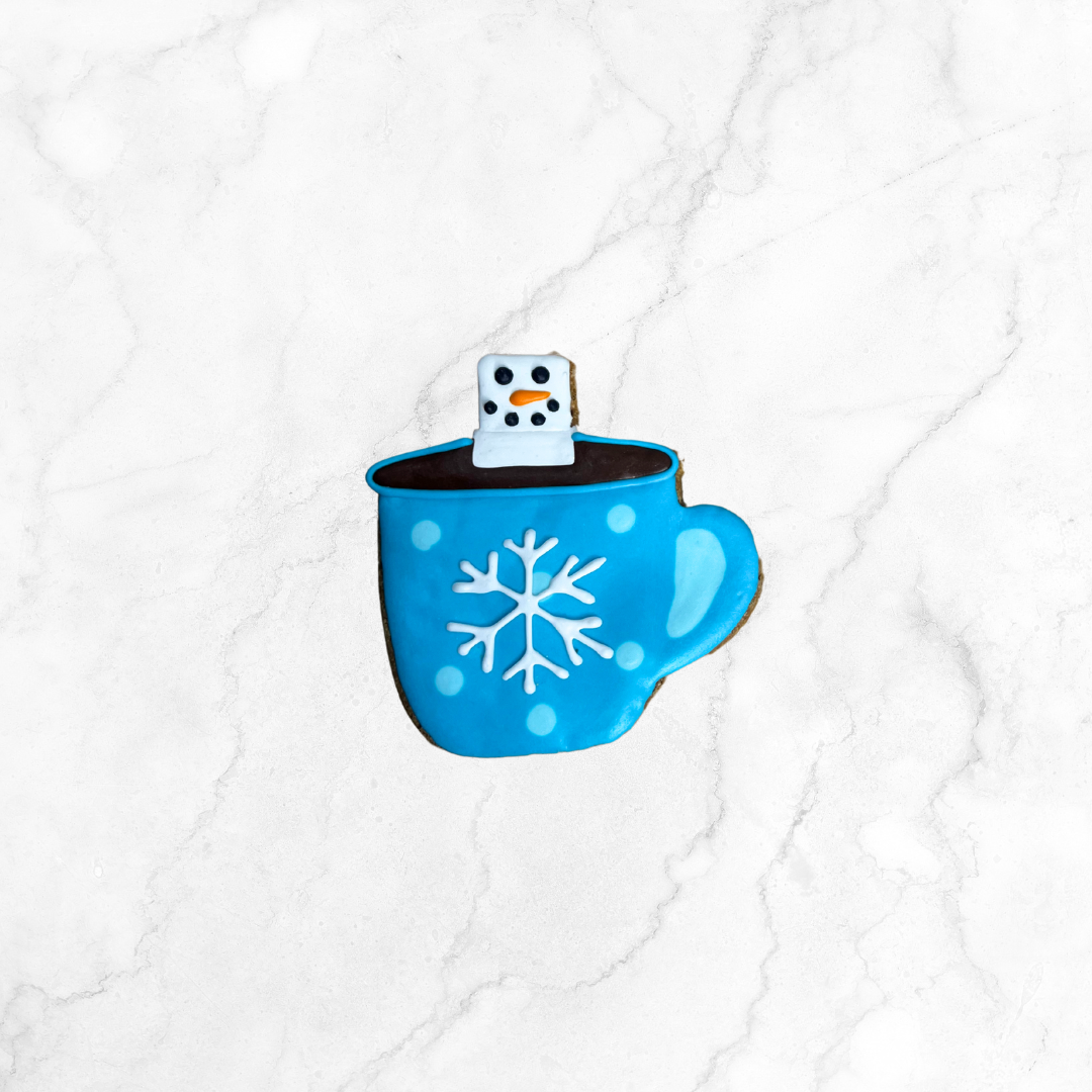 Snowman Hot Cocoa Cookie