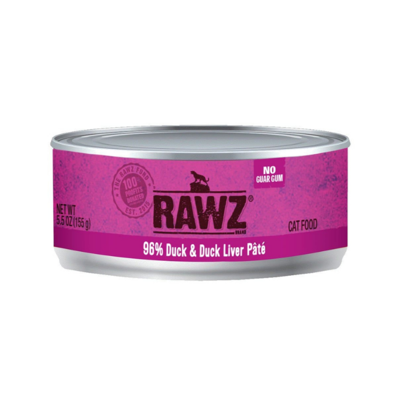 Filler Free Cat Food - Rawz Duck & Liver Pate Cat Cans – Koda & Company