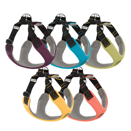 Gooby Z Harness for Dogs featuring a comfortable, adjustable design with a soft, breathable material, perfect for easy control and a secure fit for your dog.