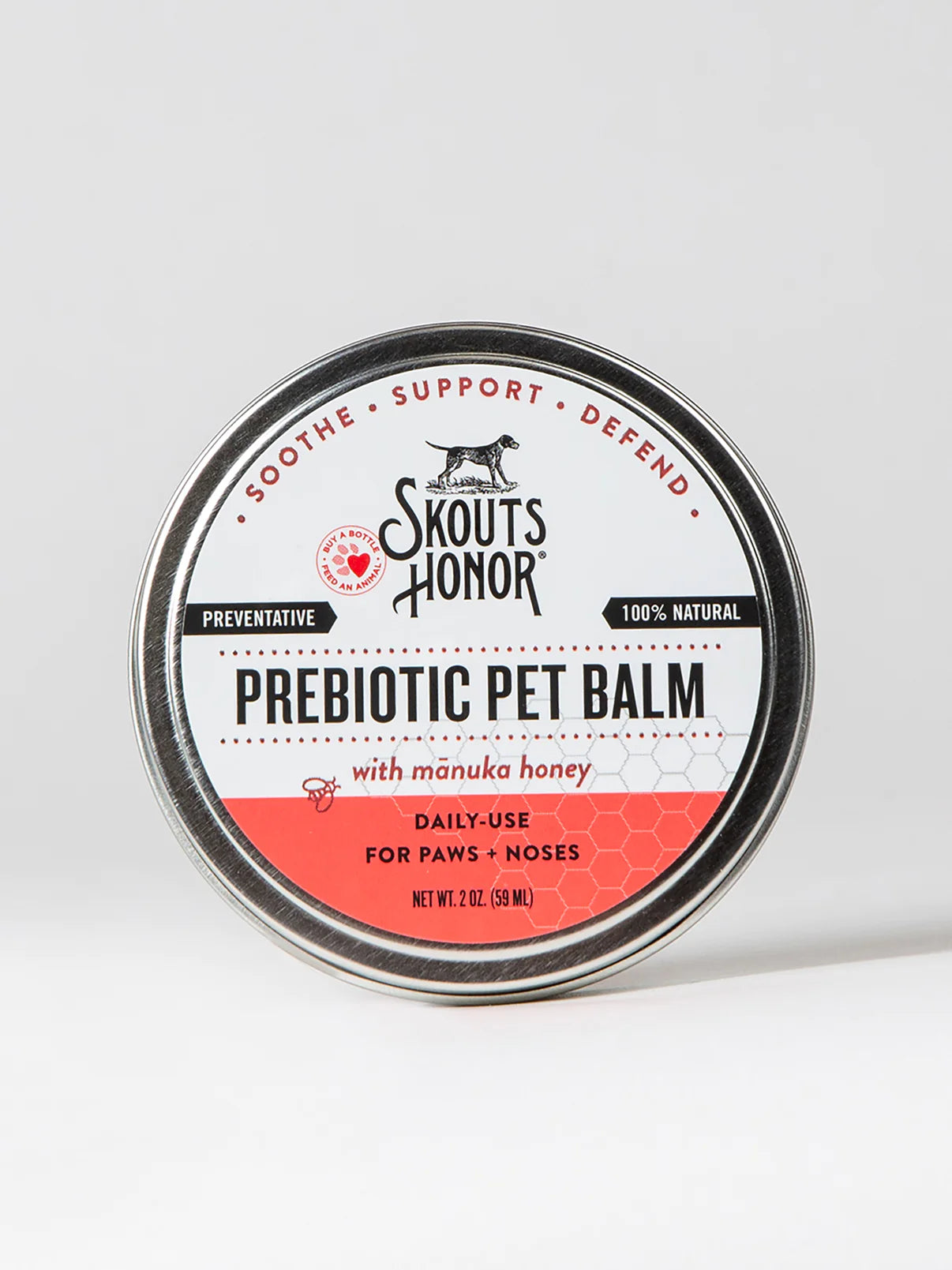 Skout's Honor Pre-Biotic Pet Nose & Paw Balm-2oz