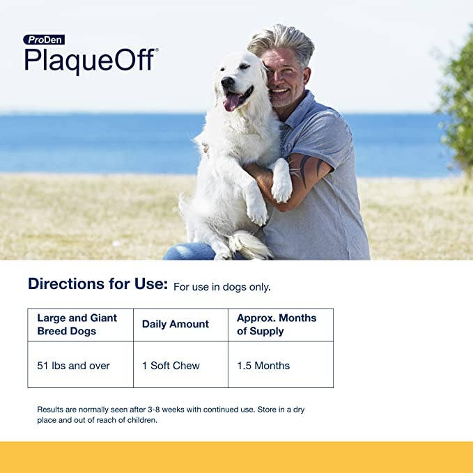 PlaqueOff Soft Chews Large Breed 45ct