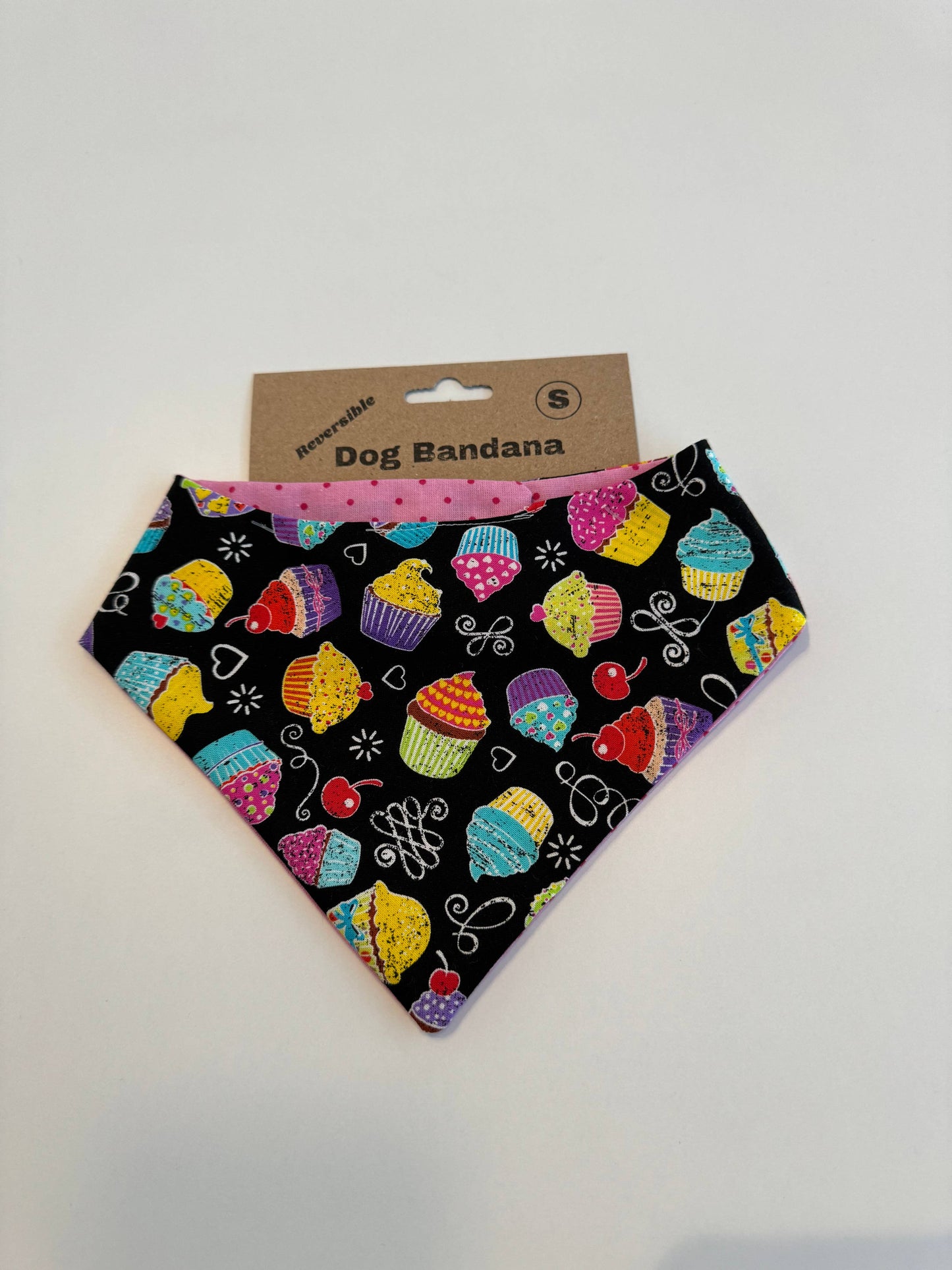 Black Cupcake Bandana