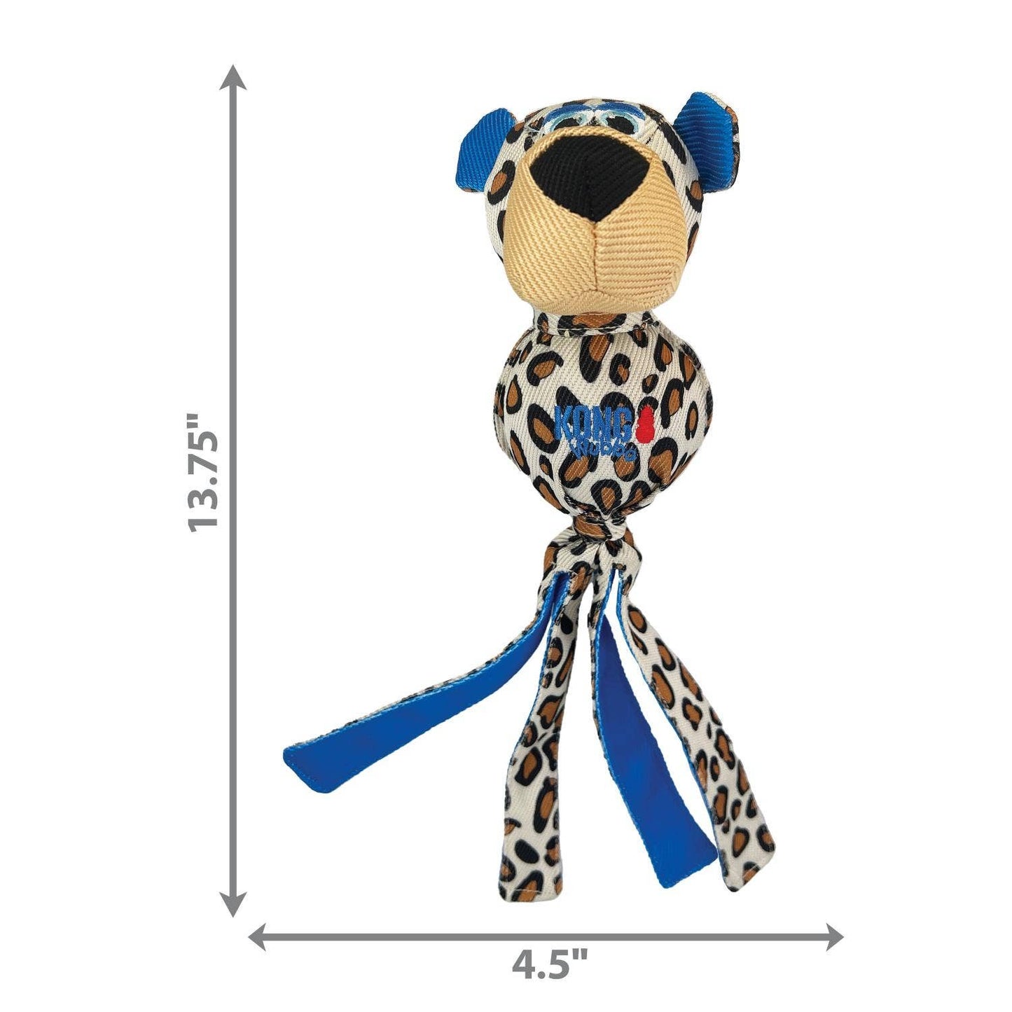 KONG® Wubba Zoo Cheetah Dog Tug Toy Large