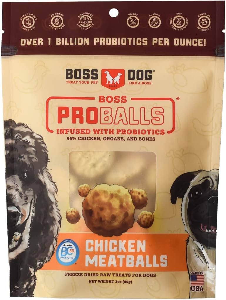Boss Dog Chicken Meatballs -3oz