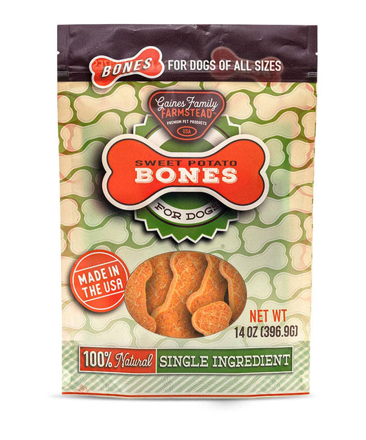 Sweet Potato Bones - 8oz