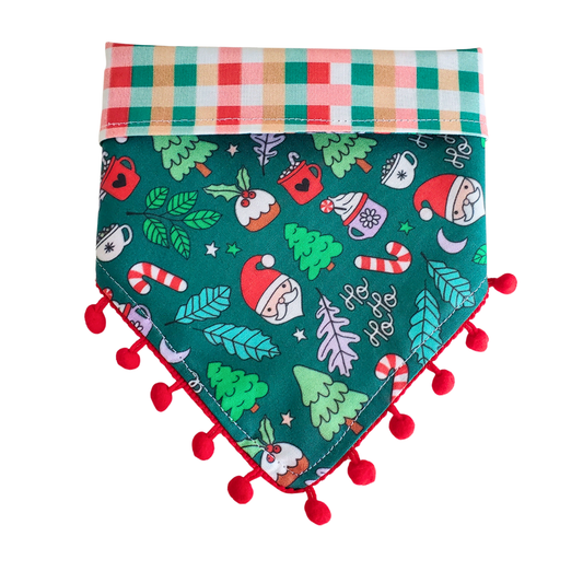 Christmas Wonderland - Reversible Dog Collar Bandana