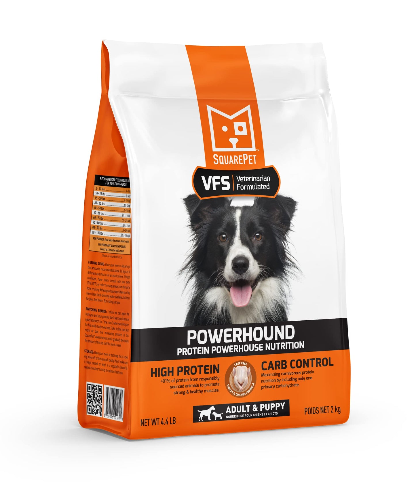 SquarePet PowerHound Turkey & Chicken | 4.4lb