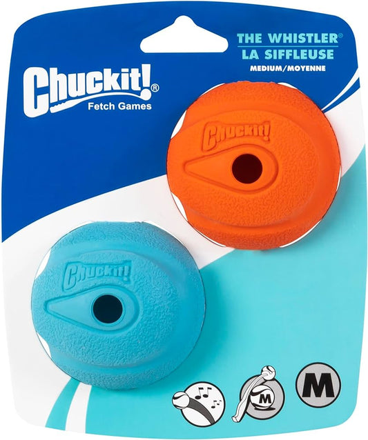 ChuckIt Whistler Ball - 2 Pack Medium