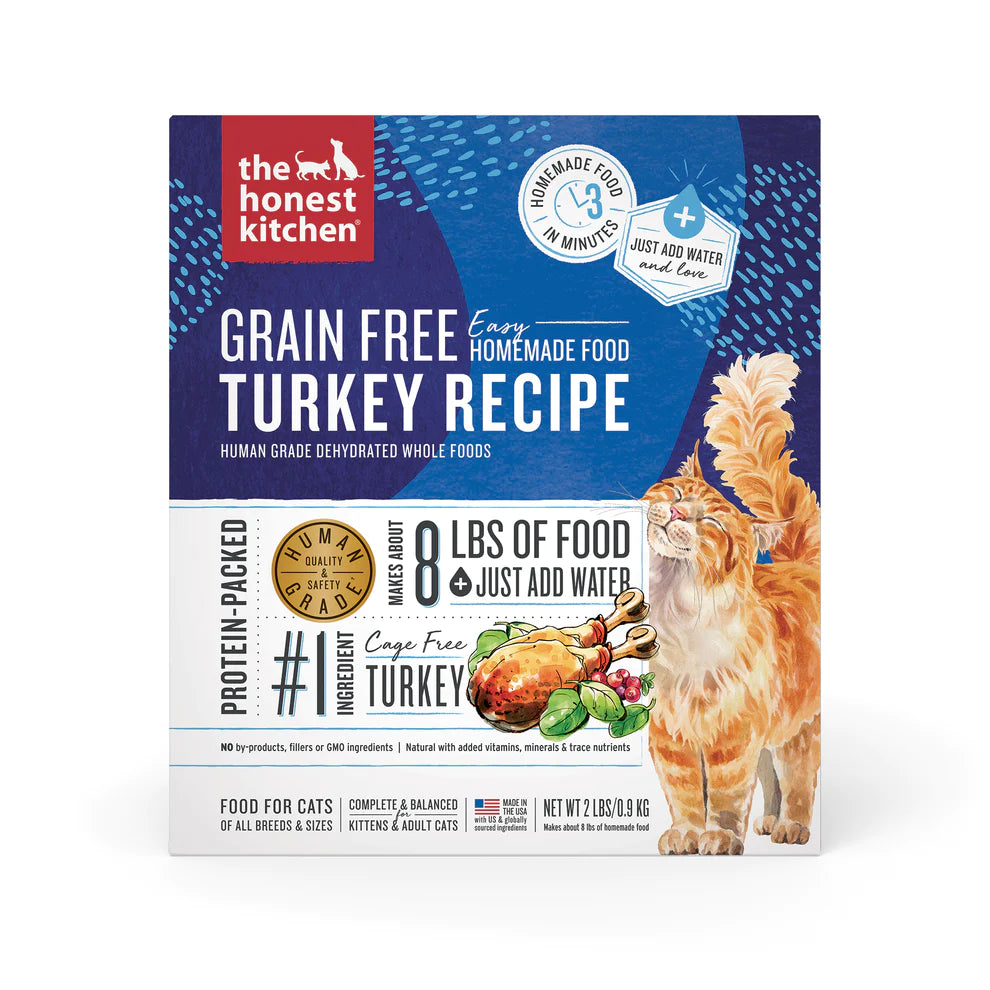 Dehydrated Grain-Free Turkey Cat Food