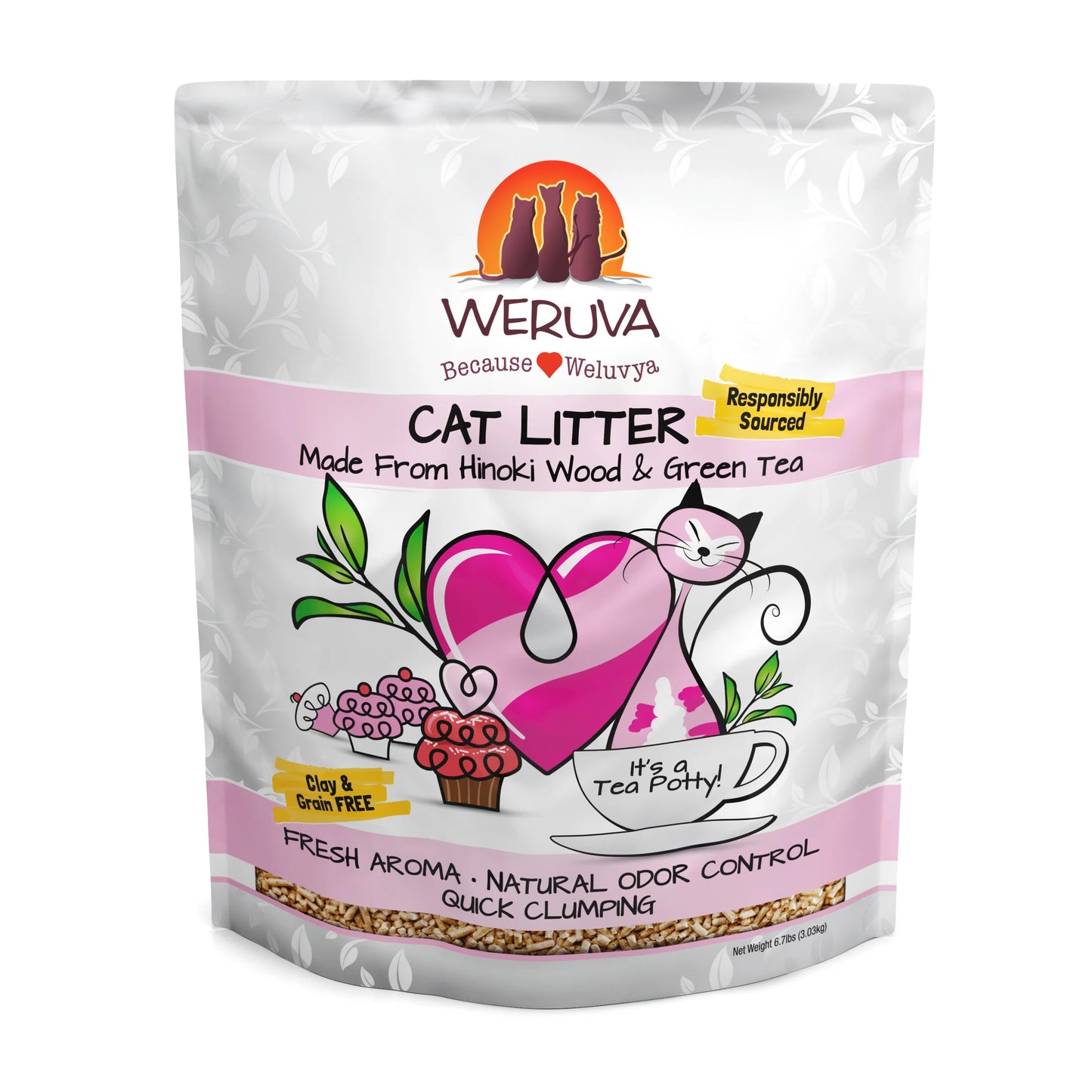 Weruva Hinoki Wood & Green Tea Cat Litter