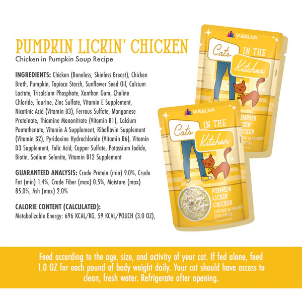 Cats in the Kitchen - Pumpkin Lickin' Chicken (3oz)