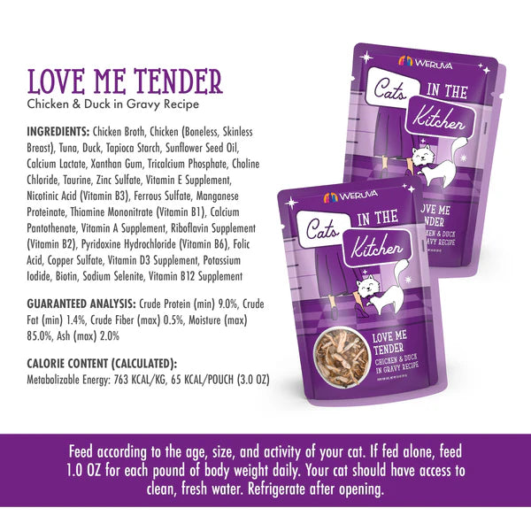 Cats in the Kitchen - Love Me Tender (3oz)