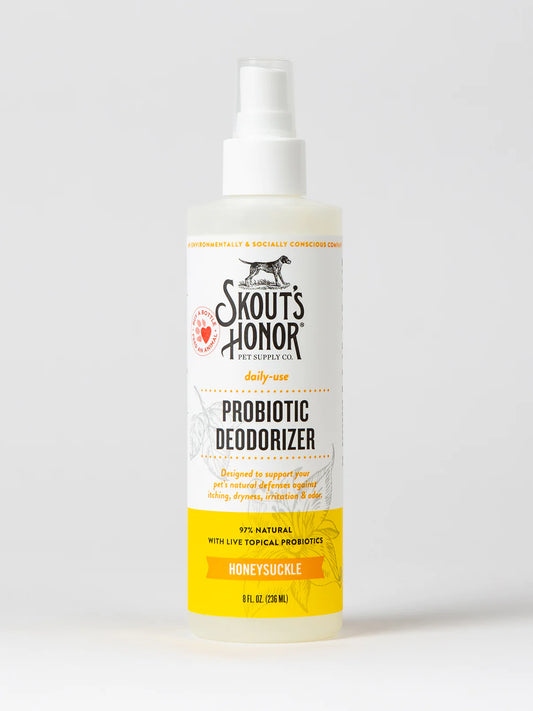 Skout's Honor Probiotic Deodorizer -Honeysuckle 8oz