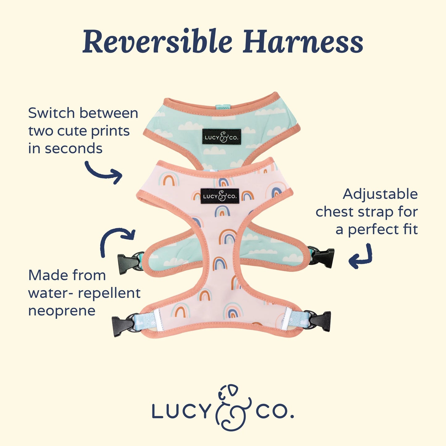 In the Clouds Reversible Harness