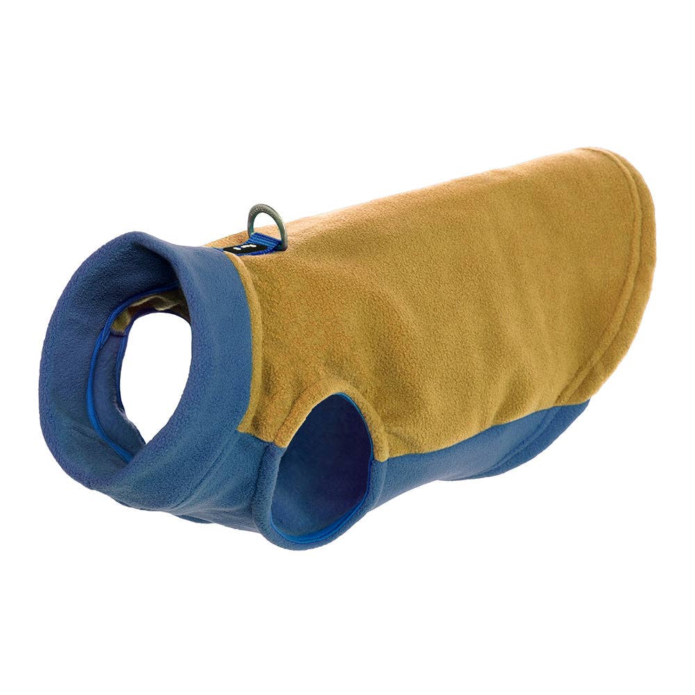 Gooby Fleece Half Stretch for Dogs featuring a cozy, stretchy design that provides warmth and comfort, perfect for active dogs in colder weather.