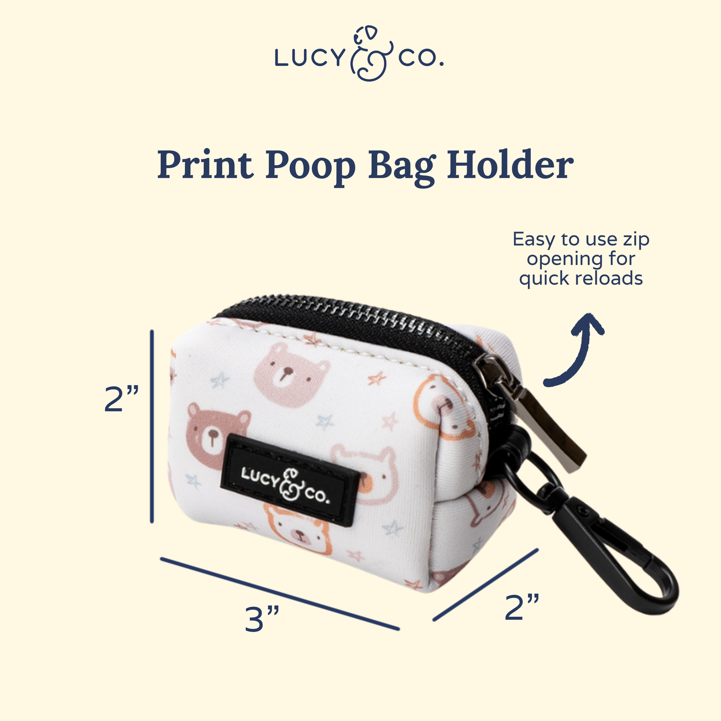 The Unbearably Cute Poop Bag Holder