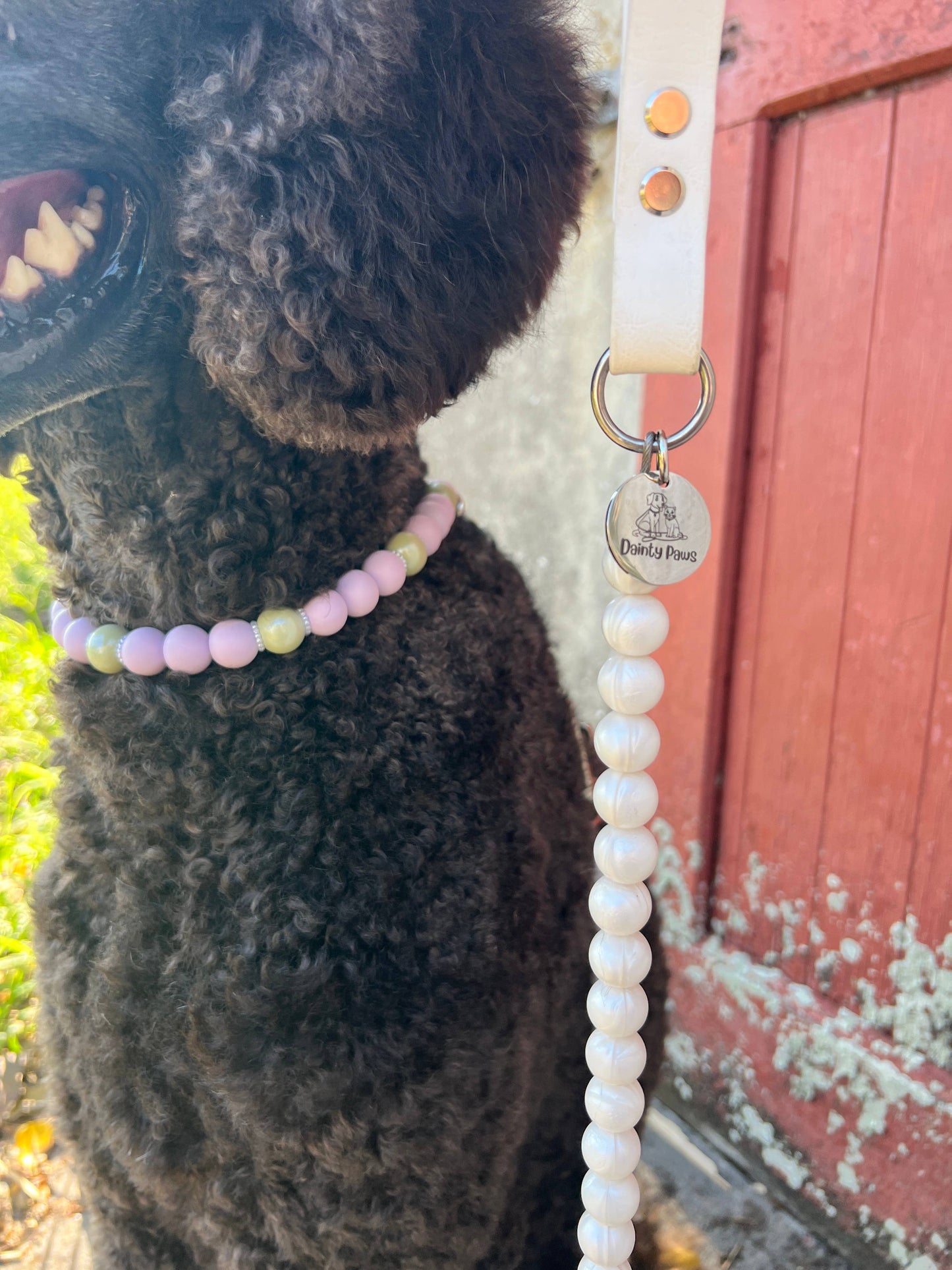 1960's Lilac | Beaded Dog/Cat Collar