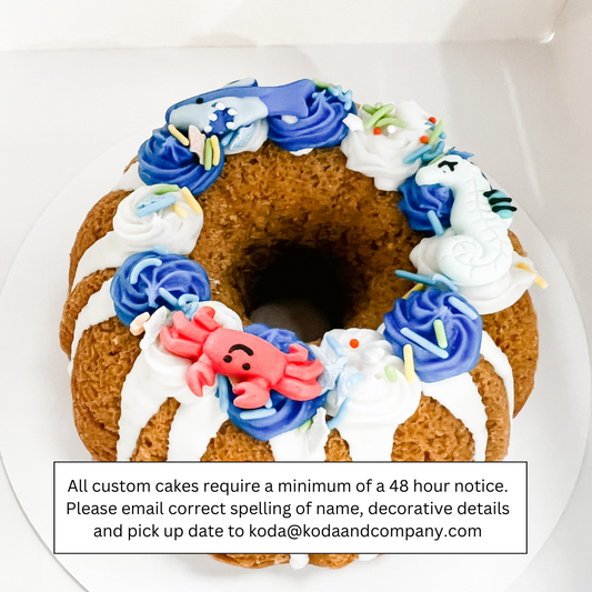 Custom Bundt Cake