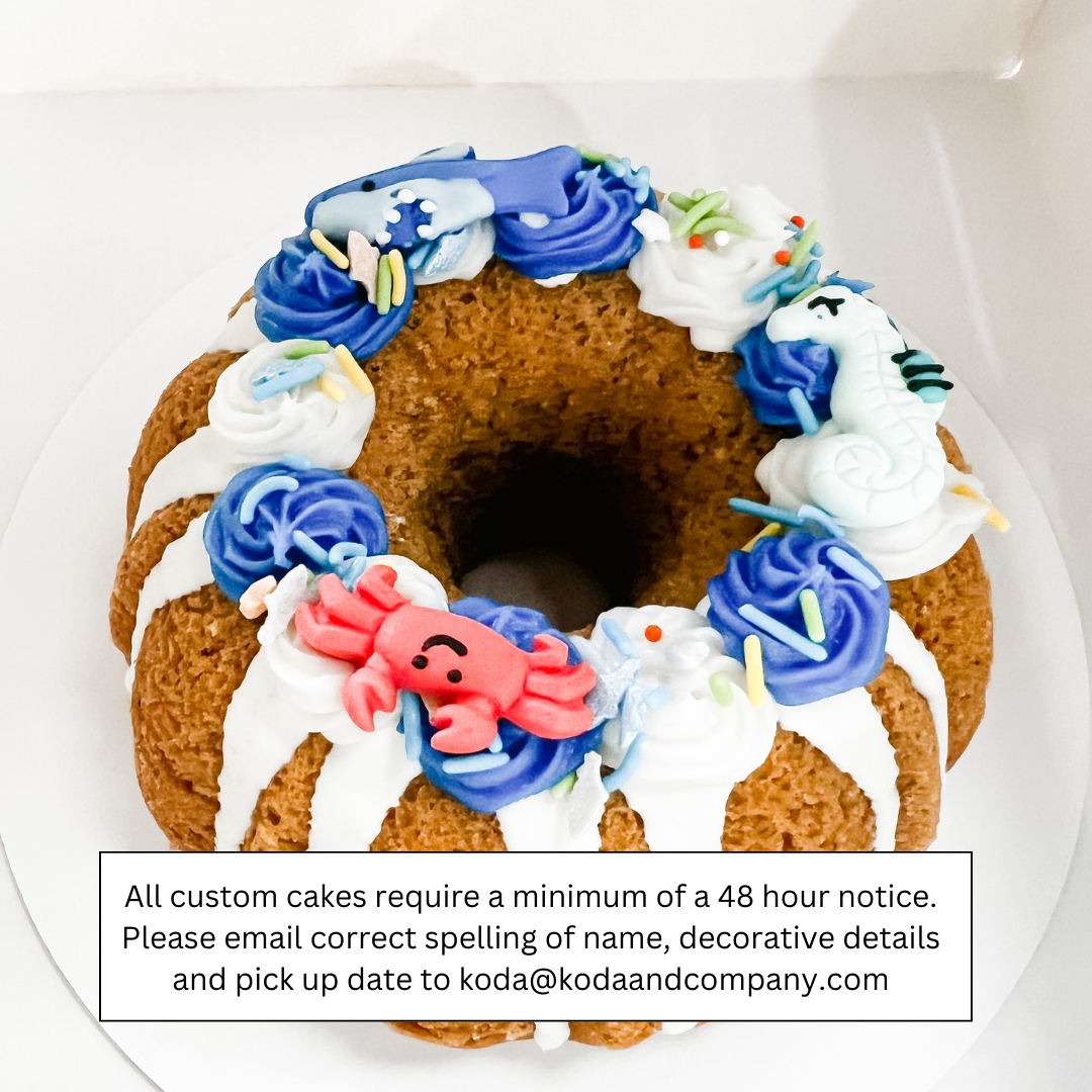 Custom Bundt Cake