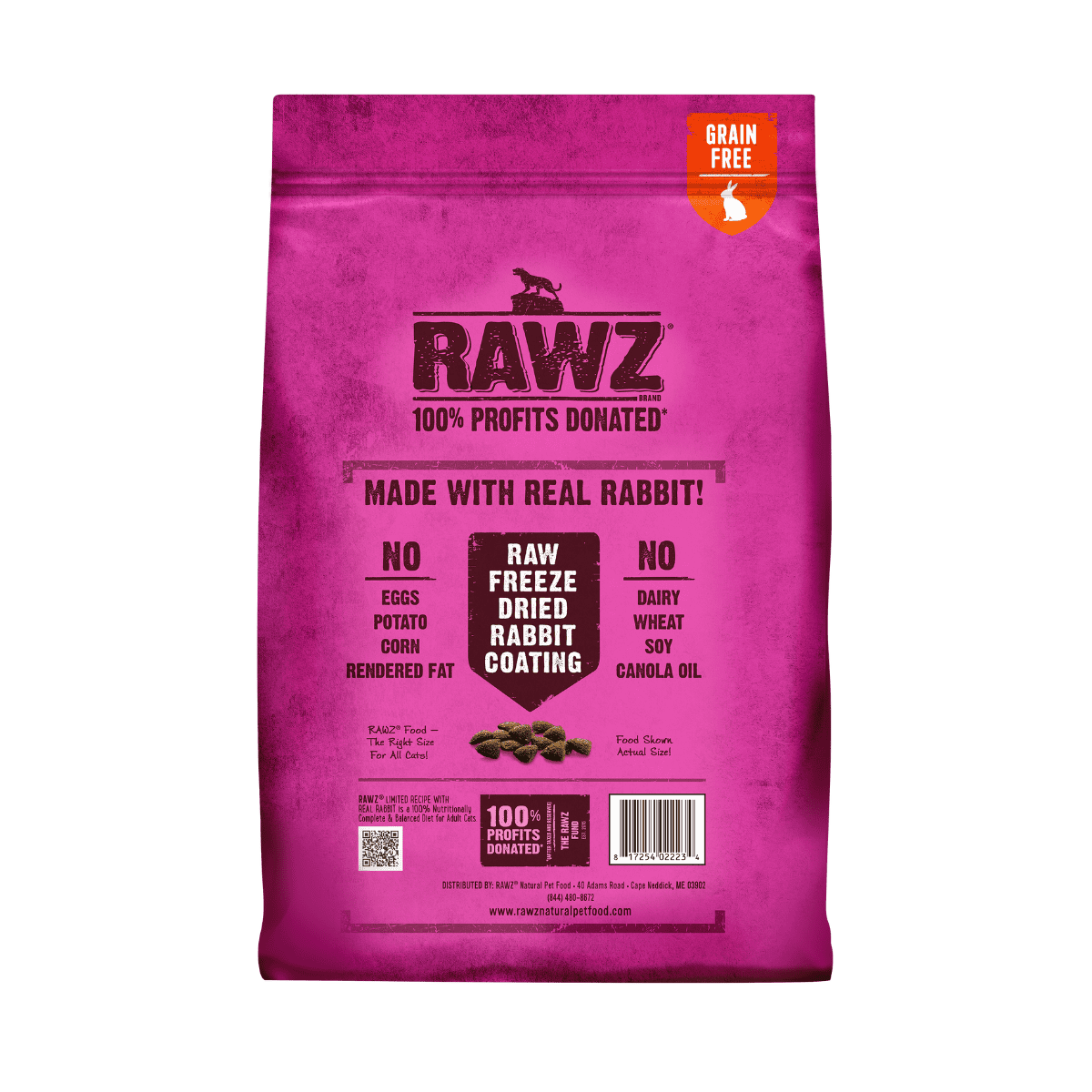 Rawz Rabbit Dry Food For Cats