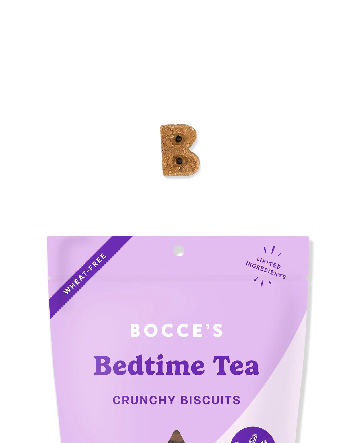 Bocce's Bakery Bed Time Dog Treats - Calming Lavender, Vanilla, and Oats Biscuits for Relaxation and Better Sleep for Dogs