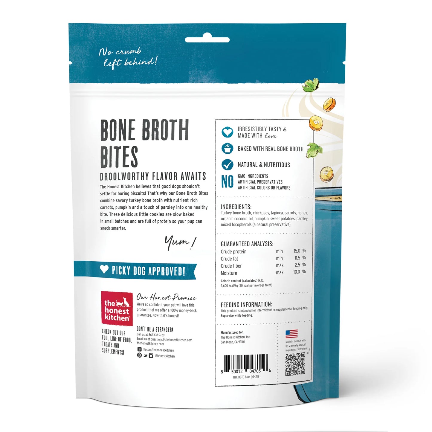 Turkey & Pumpkin Bone Broth Bites -8oz