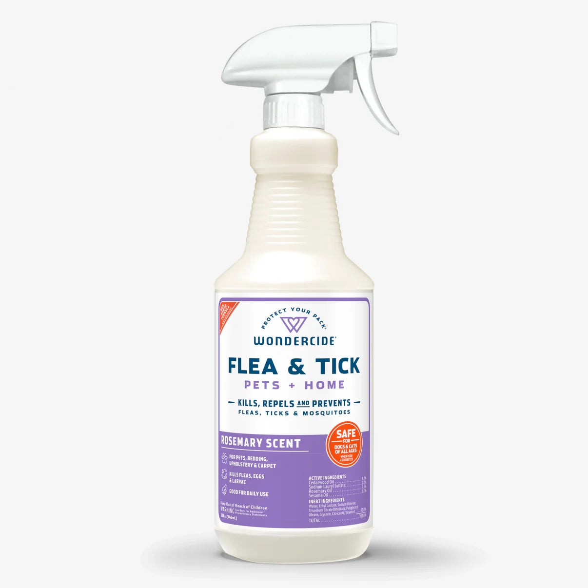 Wondercide Rosemary Flea & Tick Spray-16oz