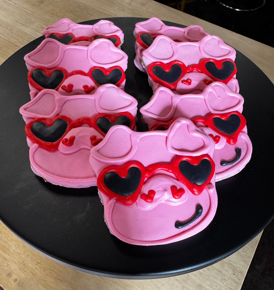 Valentine Pig Cookie