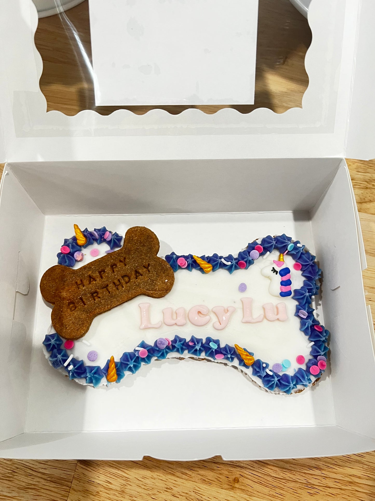 Custom birthday cookie-stuffed