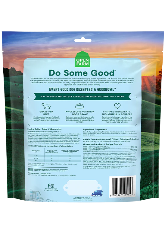 Goodbowl™ Grass-Fed Beef Recipe Freeze Dried Raw Topper-8oz