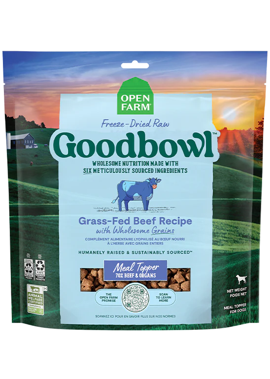 Goodbowl™ Grass-Fed Beef Recipe Freeze Dried Raw Topper-8oz