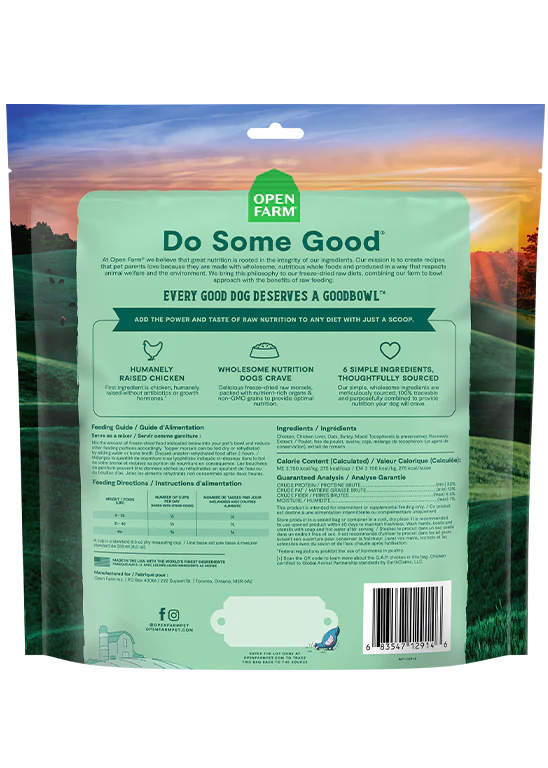 Goodbowl™ Harvest Chicken Recipe Freeze Dried Raw Topper-8oz